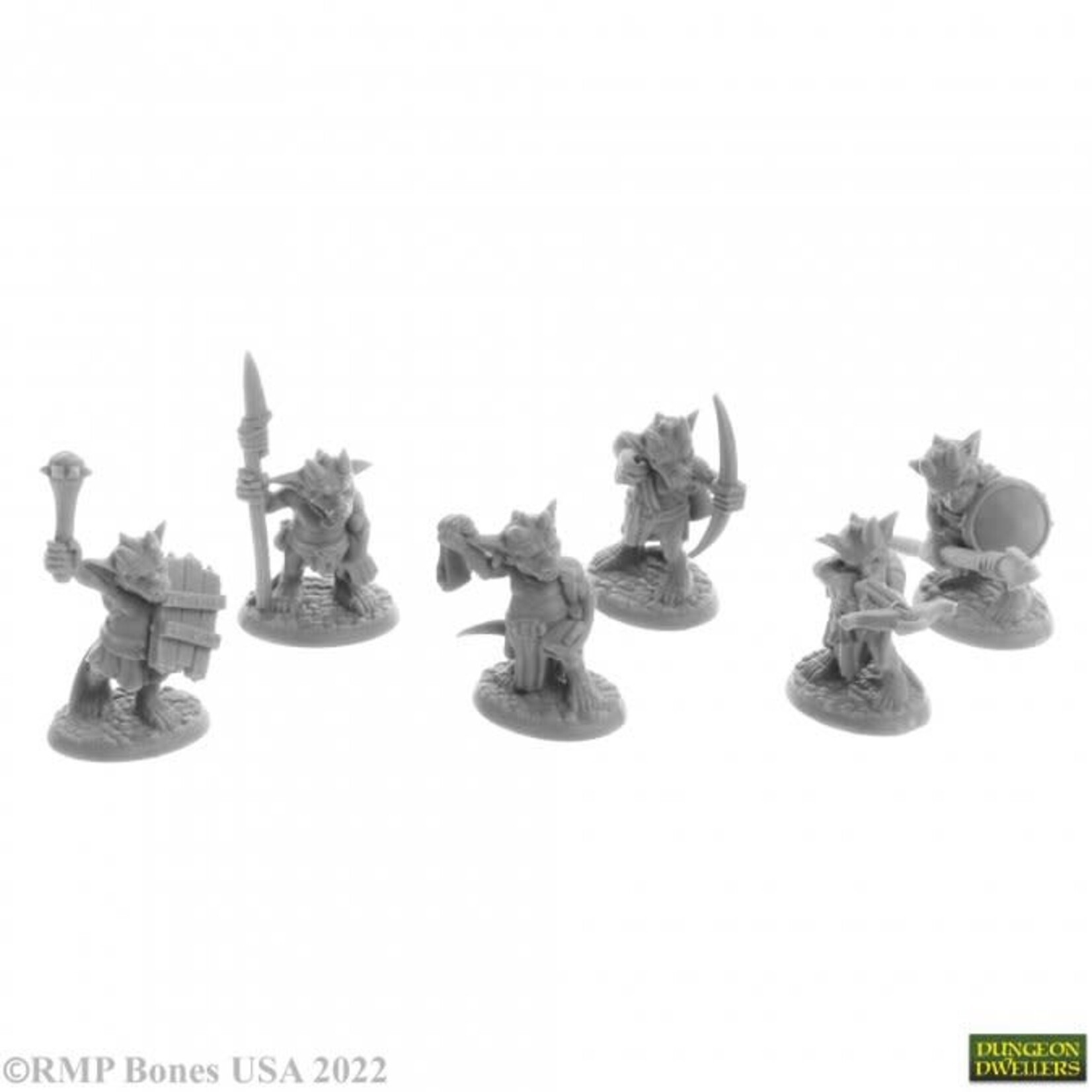 Reaper Miniatures Ratpelt Kobold Warriors (6)