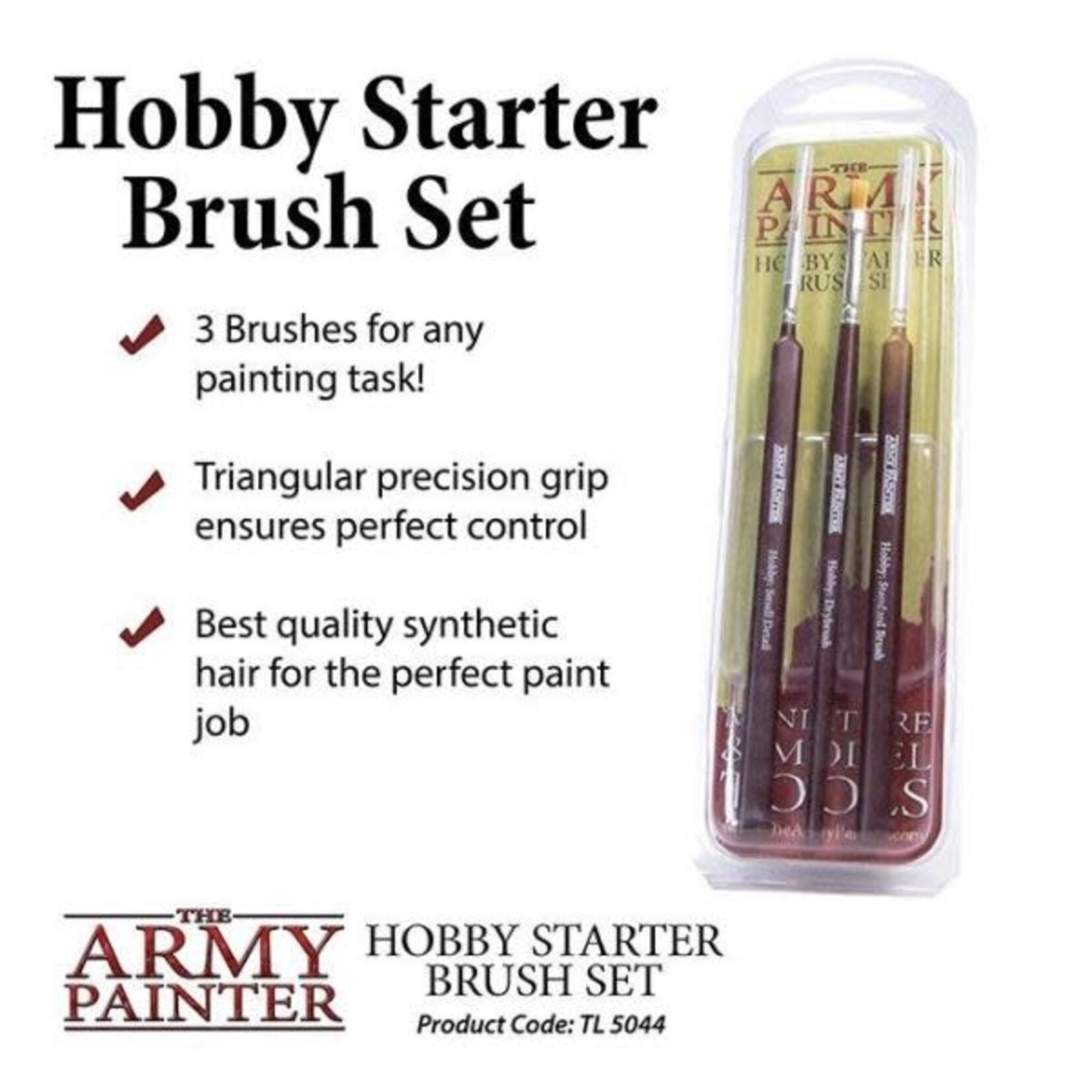 Army Painter Hobby Starter: Hobby Brush Set