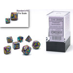 Chessex Festive Mini-hedral Mosaic/yellow 7-Die set