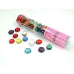 Chessex Translucent Assorted Colors Glass Stones Tube