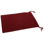 Chessex Dice Bag Suedecloth (L) Burgundy 5" x 7 1/2" velvet