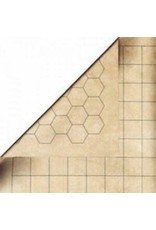 Chessex Reversible Battlemat™ 1½" Squares & 1½" Hexes (23 ½" x 26")