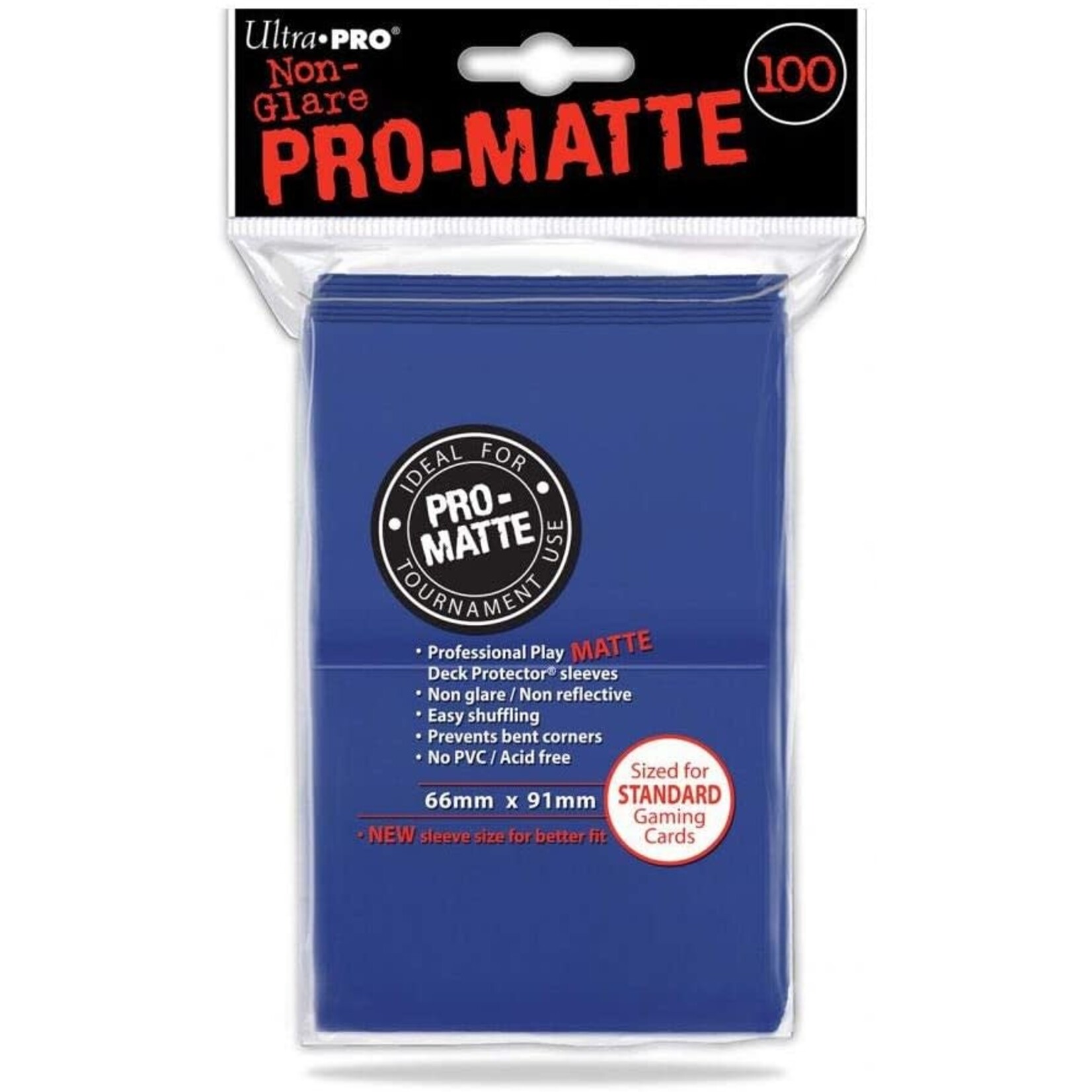 ULTRA PRO Pro-Matte Standard Deck Protectors: Blue (100)