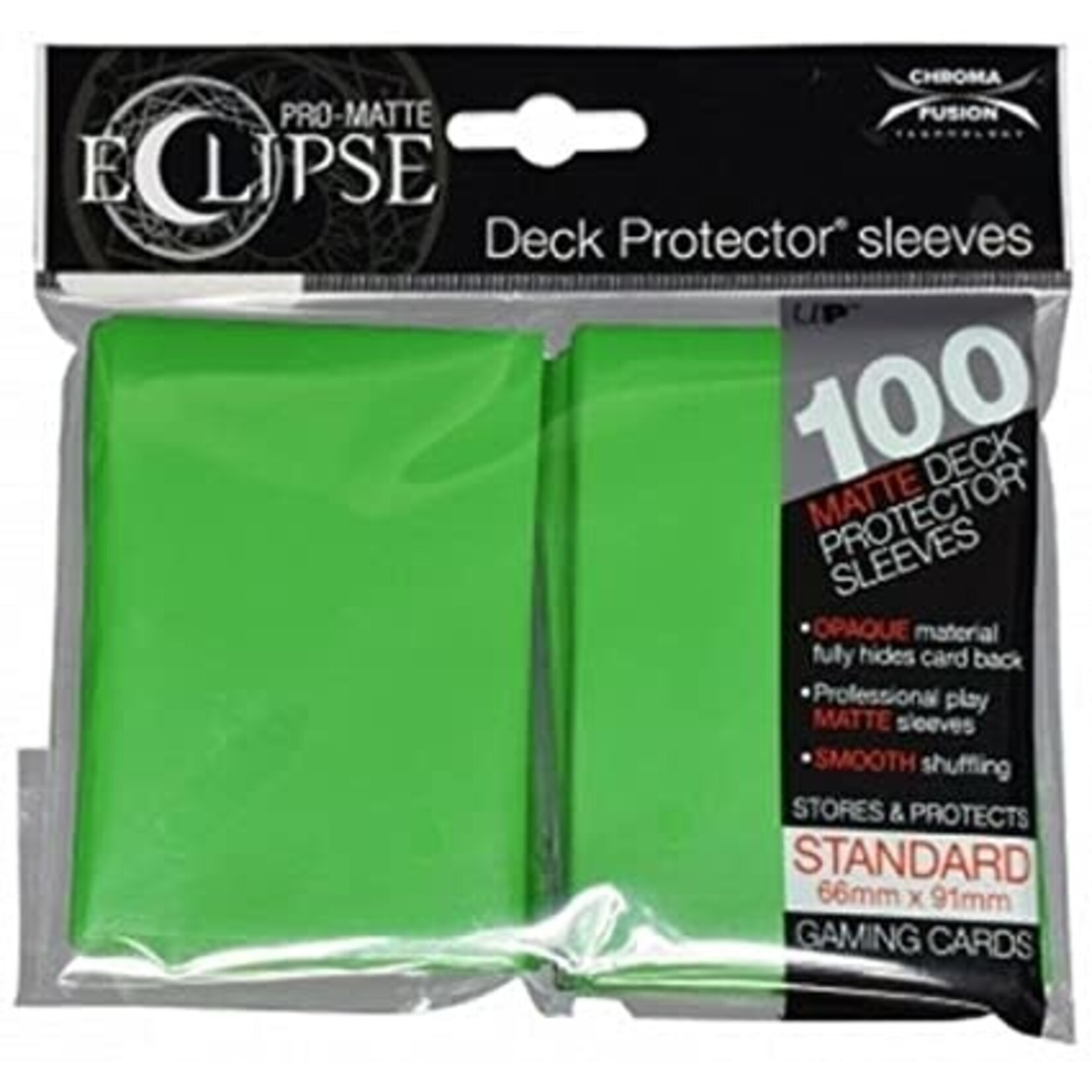 Ultra Pro Eclipse Matte Standard Sleeves: Lime Green (100)