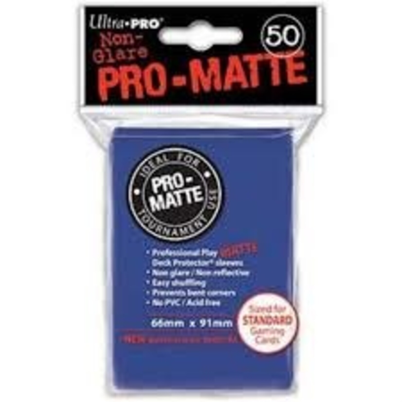 Ultra Pro Pro Matte DP BLUE 50ct 82653