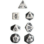 Chessex Speckled Arctic Camo Polyhedral 7-Dice Set