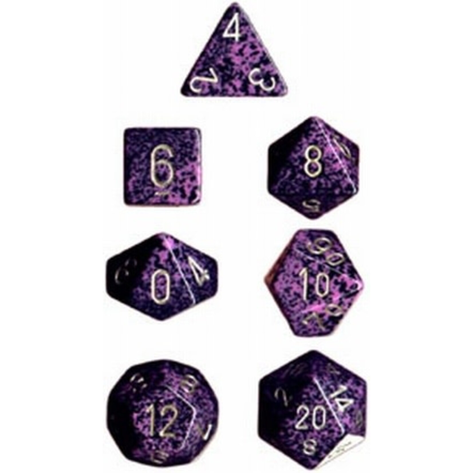 Chessex Speckled Hurricane Polyhedral 7-Dice Set
