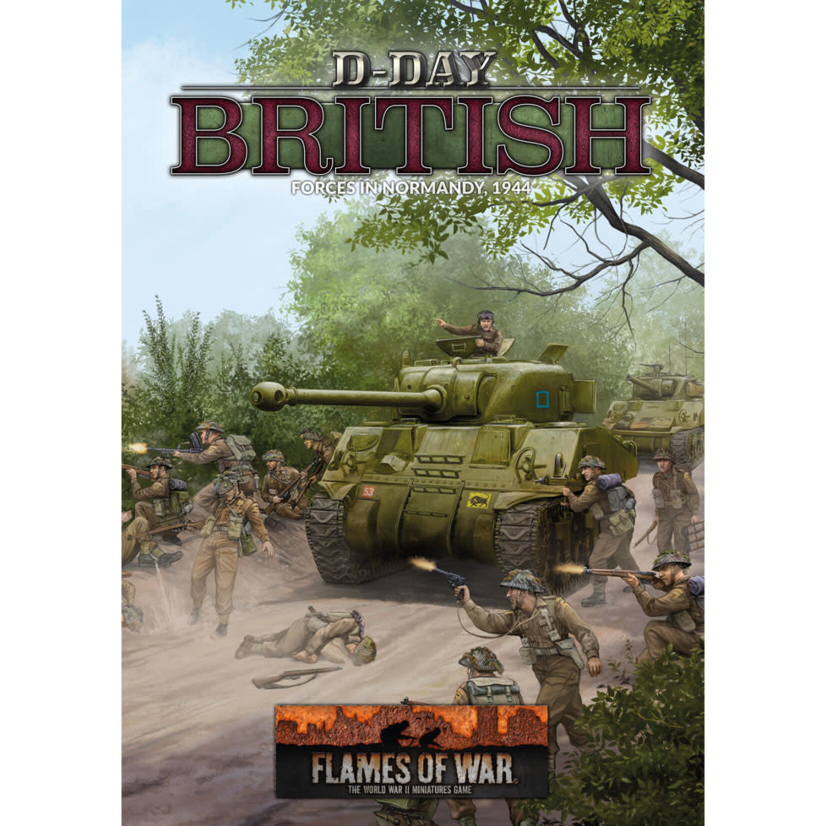 Battlefront Miniatures D-Day British (LW 80p A4 HB)
