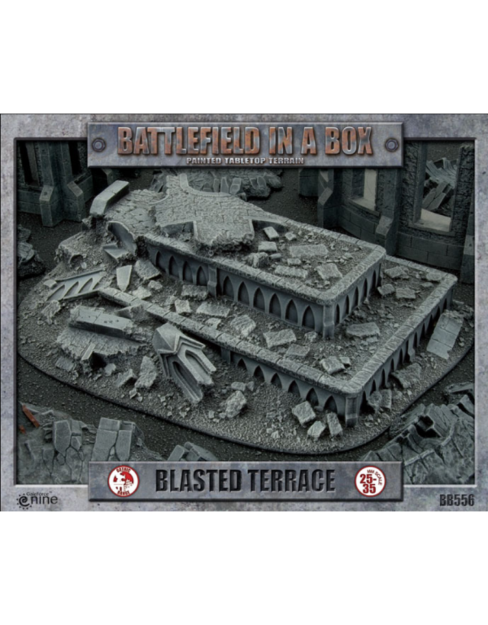 Gale Force Nine Battlefield in a Box: Blasted Terrace