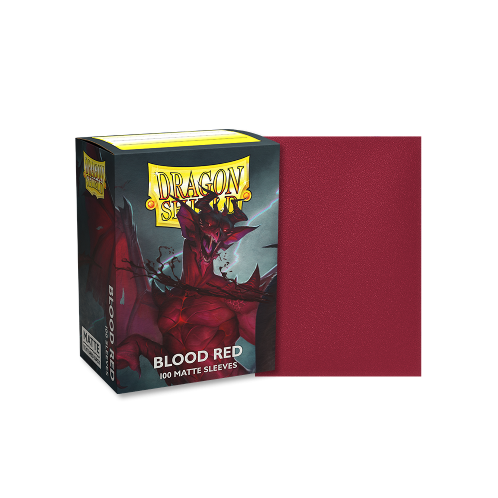 Arcane Tinmen Dragon Shield Sleeves Matte Blood Red 100Ct