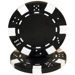 Wood Expressions Clay Poker Chips: Black (25)