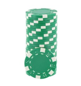 Wood Expressions Clay Poker Chips: Green (25)