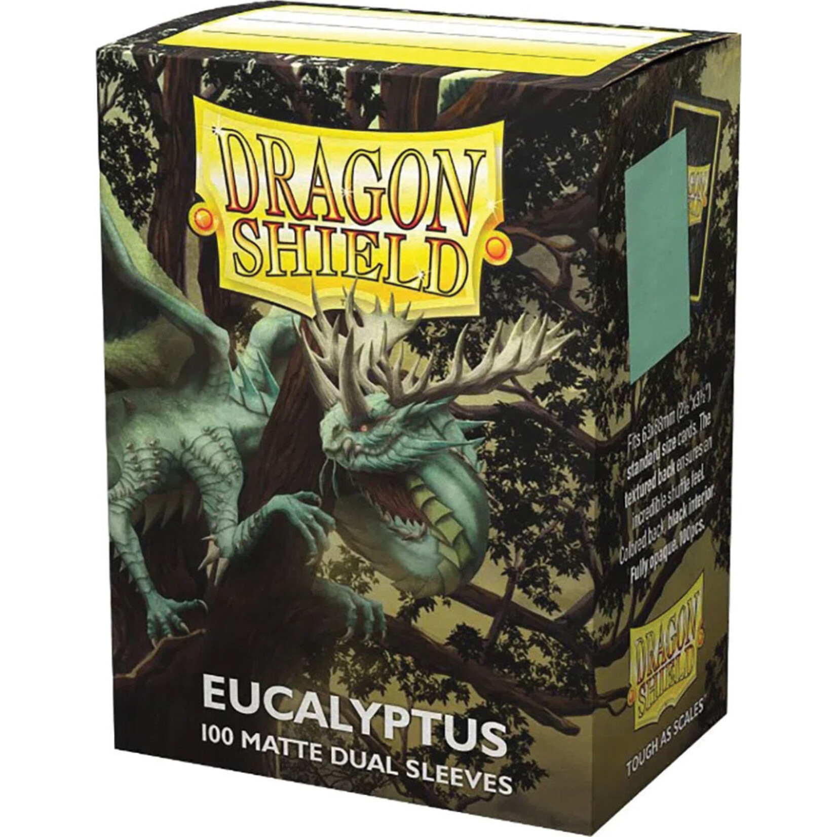 Arcane Tinmen Dragon Shields: (100) Matte Dual - Eucalyptus