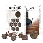 Q-Workshop The Witcher Dice Set: Geralt - Roachs Companion (7 + coin)