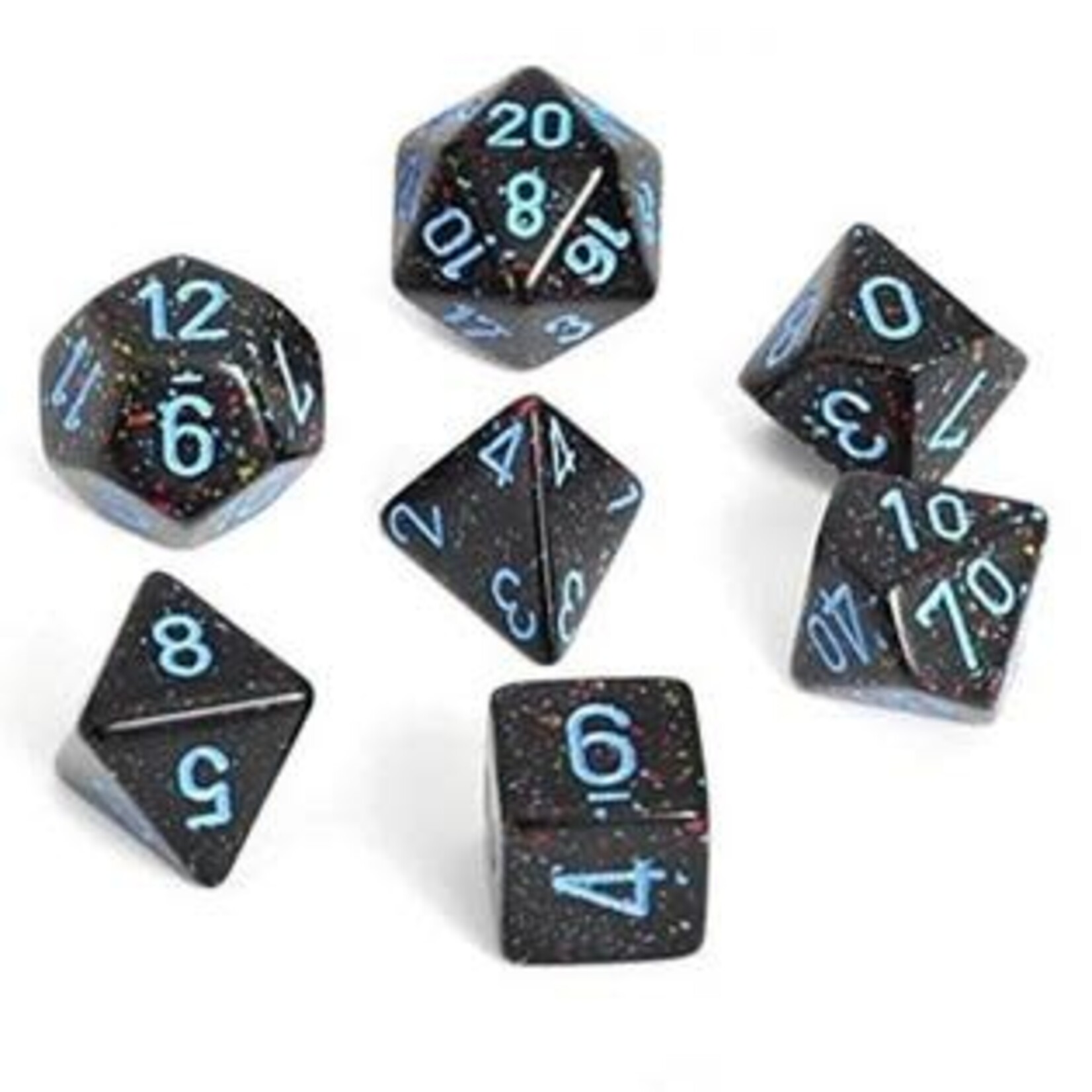 Chessex Speckled Poly Blue Stars (7)