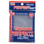 KMC Sleeves: Full Size Perfect Clear (100) USA Pack