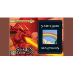 Looney Labs Shuffle Hands: Promo Postcard seven dragons