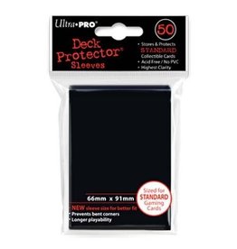 Ultra Pro Deck Protector Pack: Black Solid 50ct
