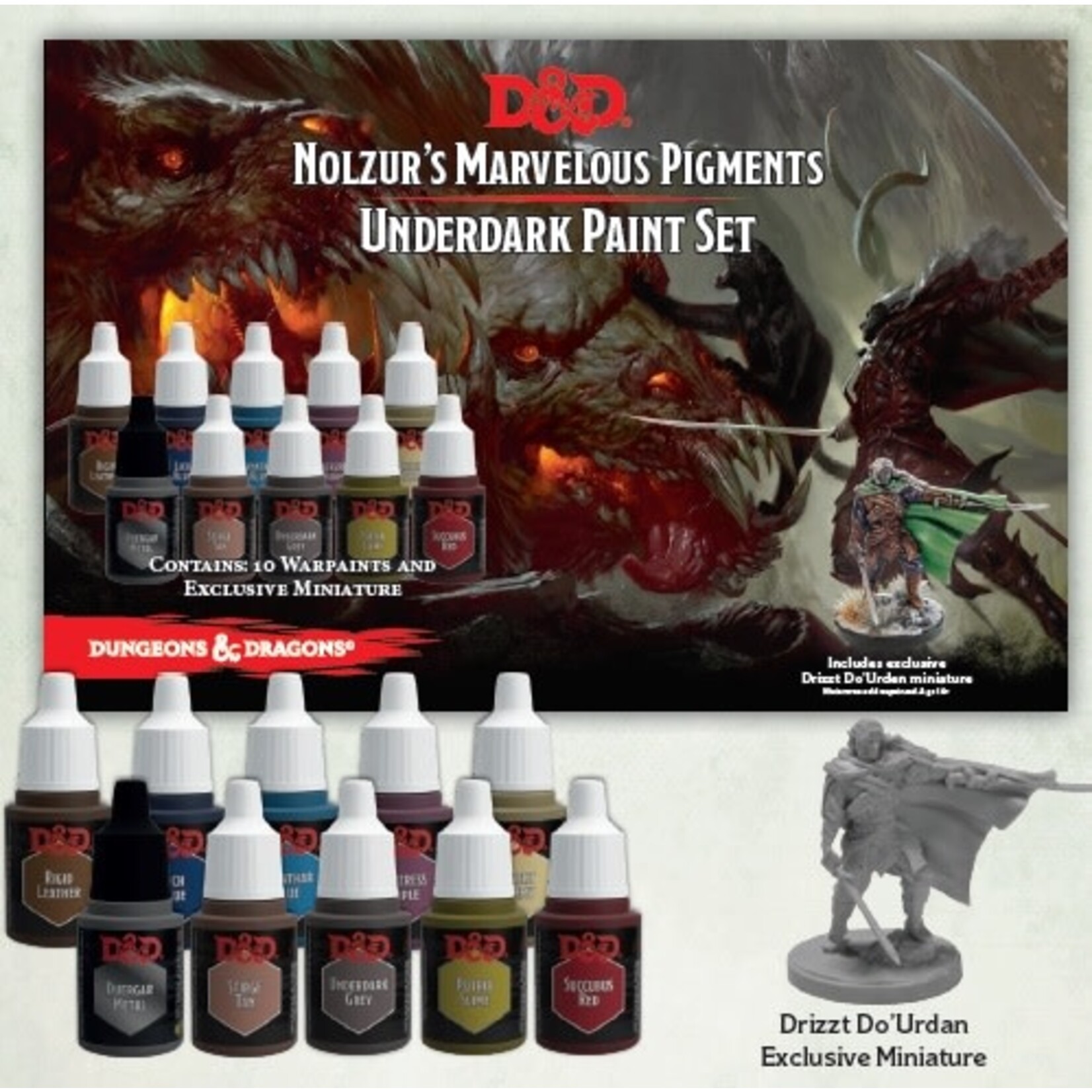 Army Painter Dungeons & Dragons Nolzur`s Marvelous Pigments: Underdark Paint Expansion Set