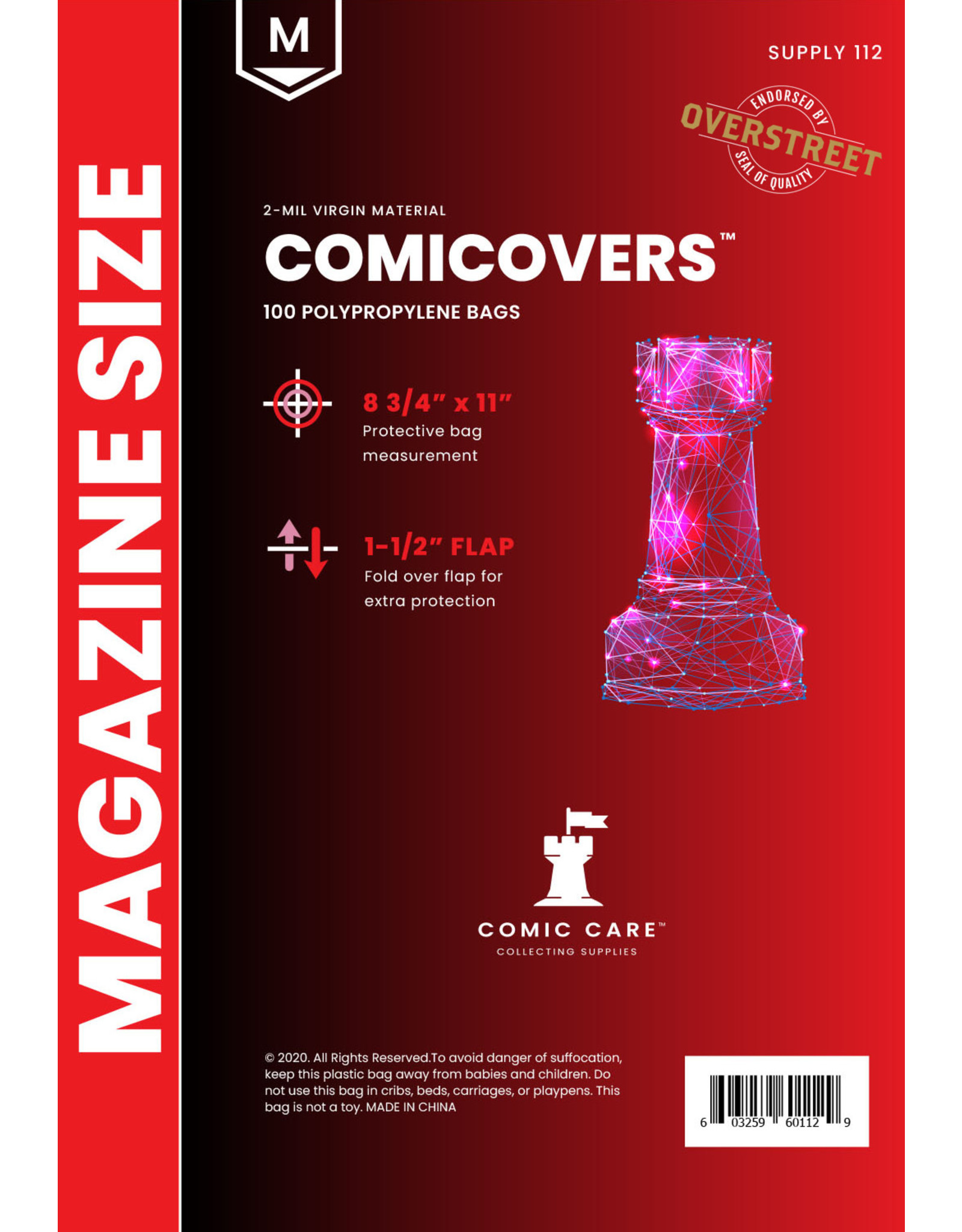 Comicare: Magazine PP Bags (100)