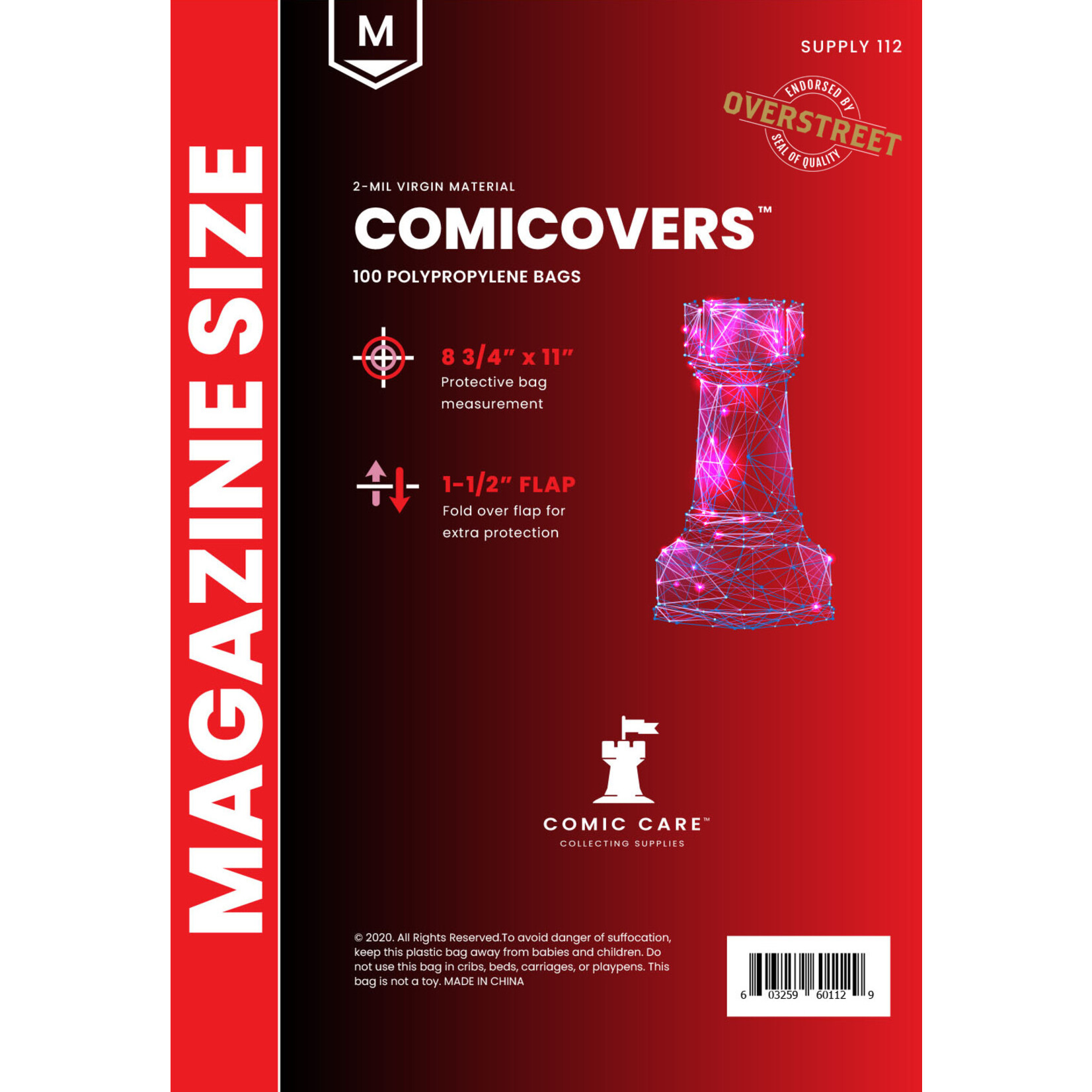 Comicare: Magazine PP Bags (100)