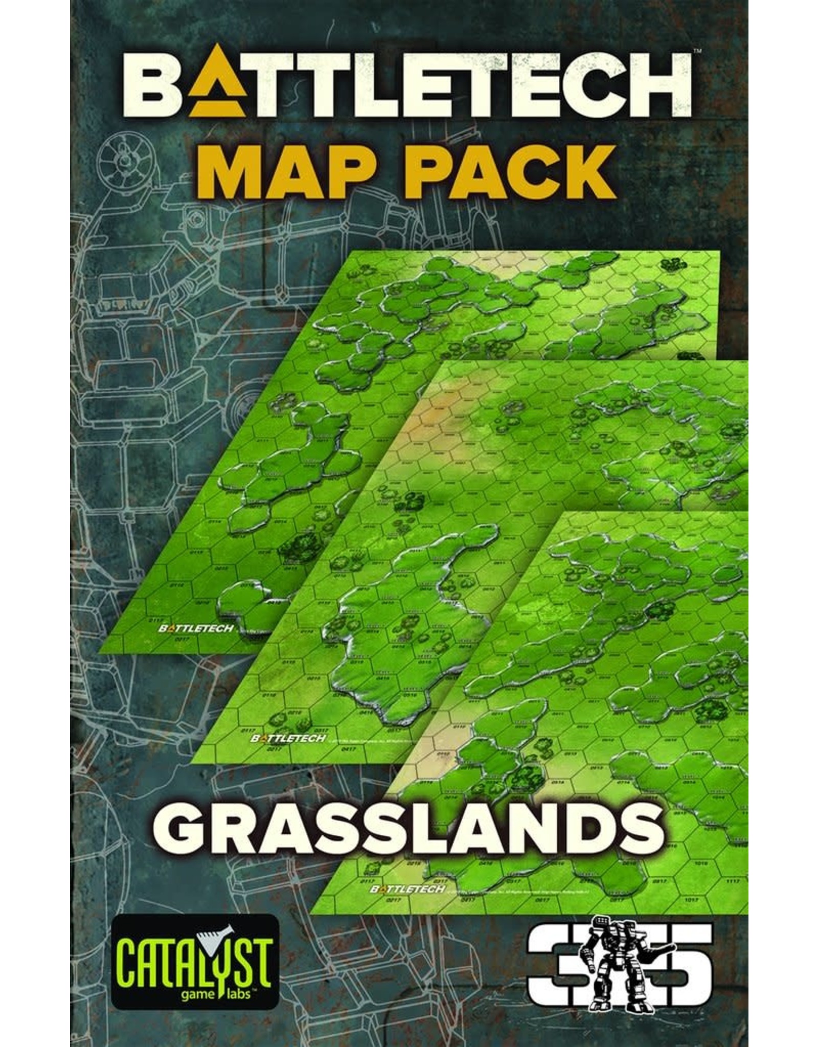 CATALYST GAME LABS BattleTech Map Set Grasslands The Guild House