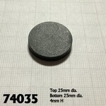 Reaper Miniatures 1" Round Plastic RPG Base (20)