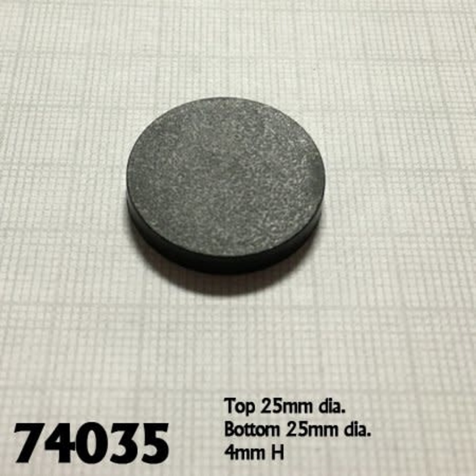 Reaper Miniatures 1" Round Plastic RPG Base (20)