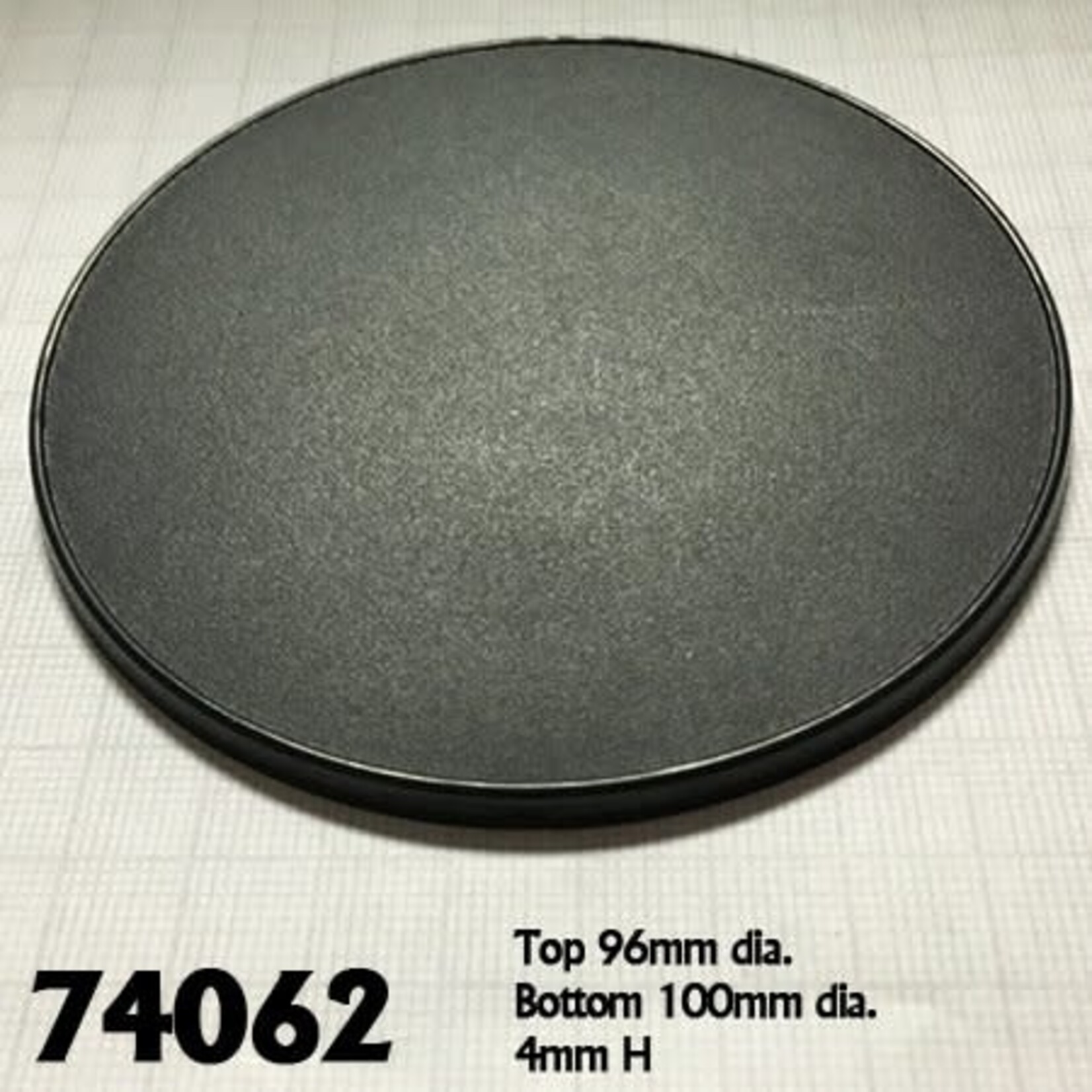 Reaper Miniatures 100mm Round Gaming Base (4)