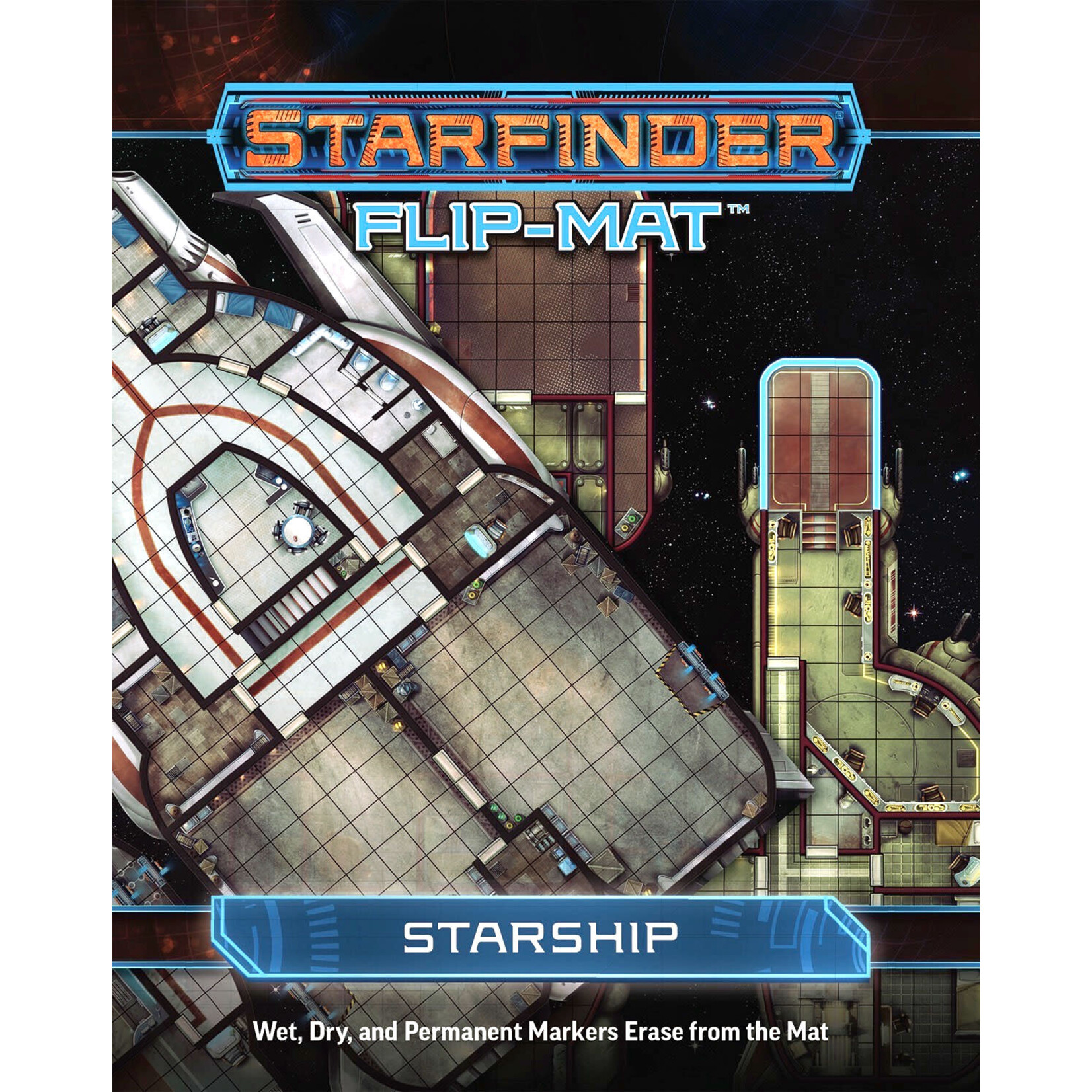 Paizo Starfinder RPG: Flip-Mat - Starship