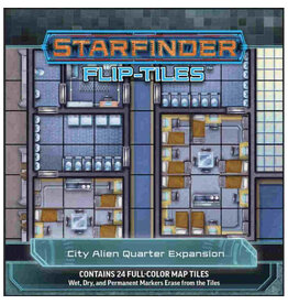 Paizo Starfinder RPG: Flip-Tiles - City Alien Quarter Expansion
