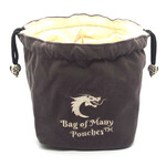 Old School Dice Old School Dice: Bag of Many Pouches Dice Bag - Gray