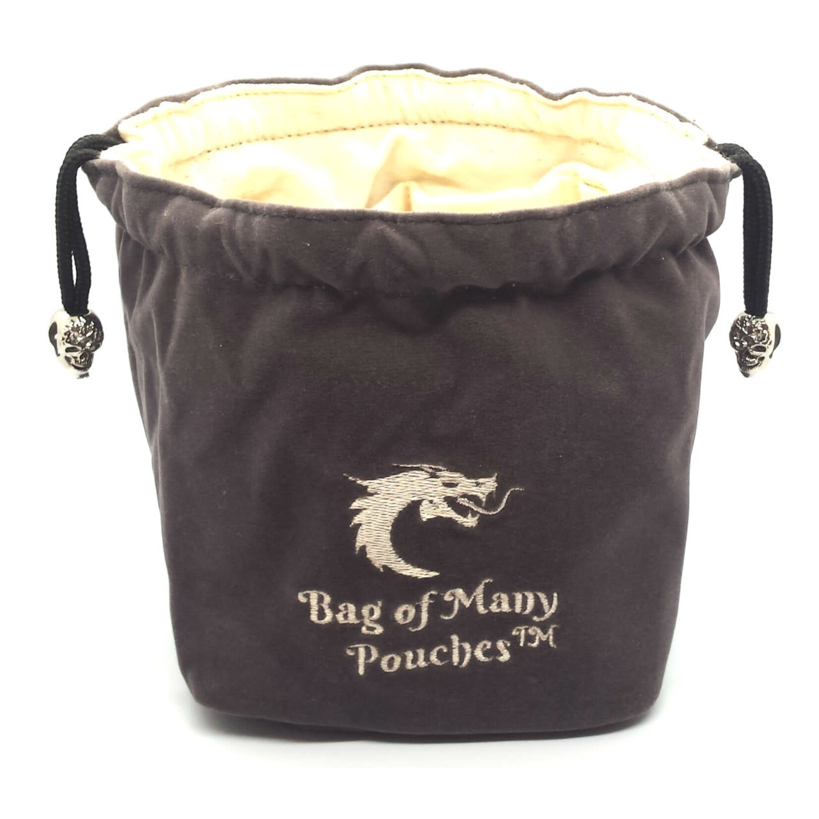Old School Dice Old School Dice: Bag of Many Pouches Dice Bag - Gray
