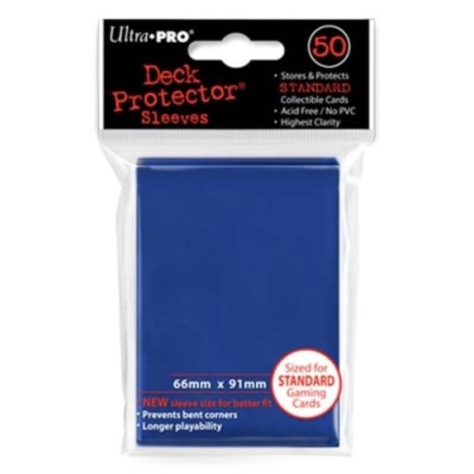 Ultra Pro Deck Protector Pack: Blue Solid 50ct