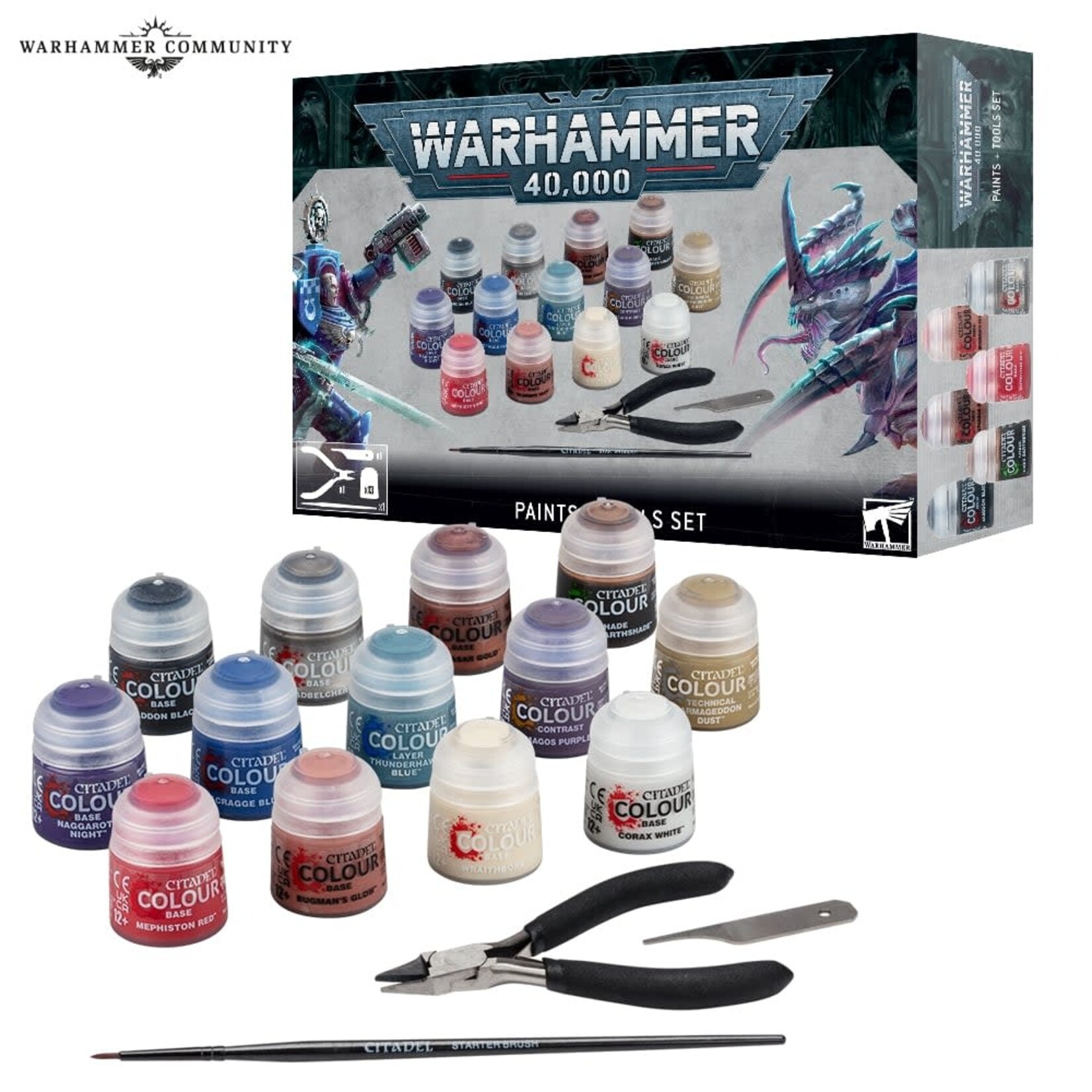 Games Workshop 40K Paints + tools