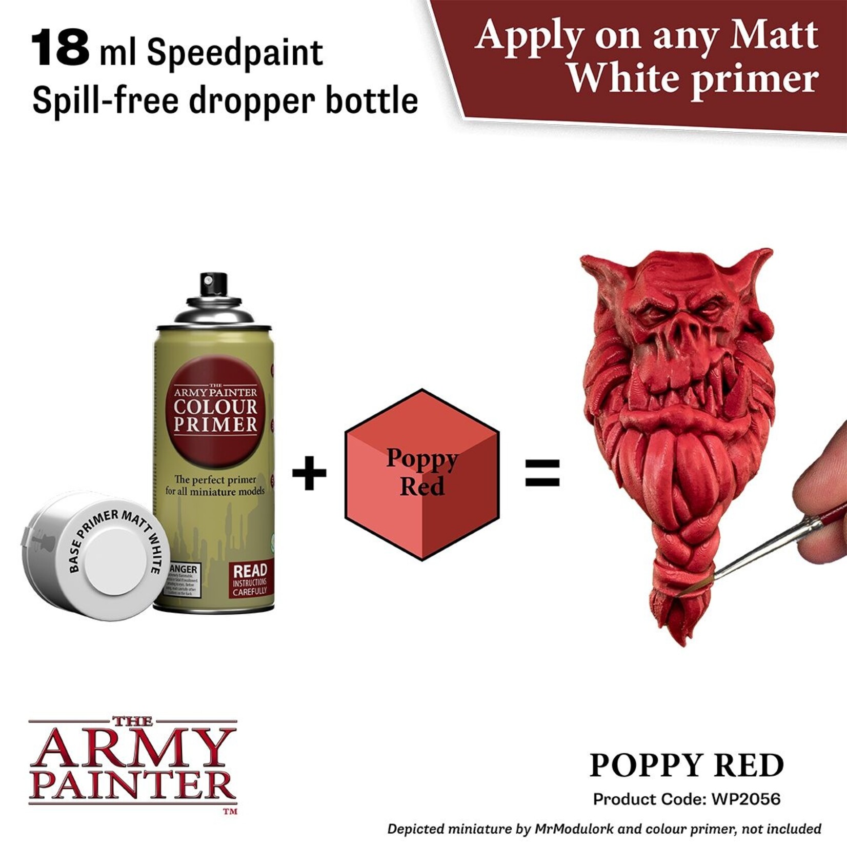 Army Painter Warpaints: Speedpaint Poppy Red