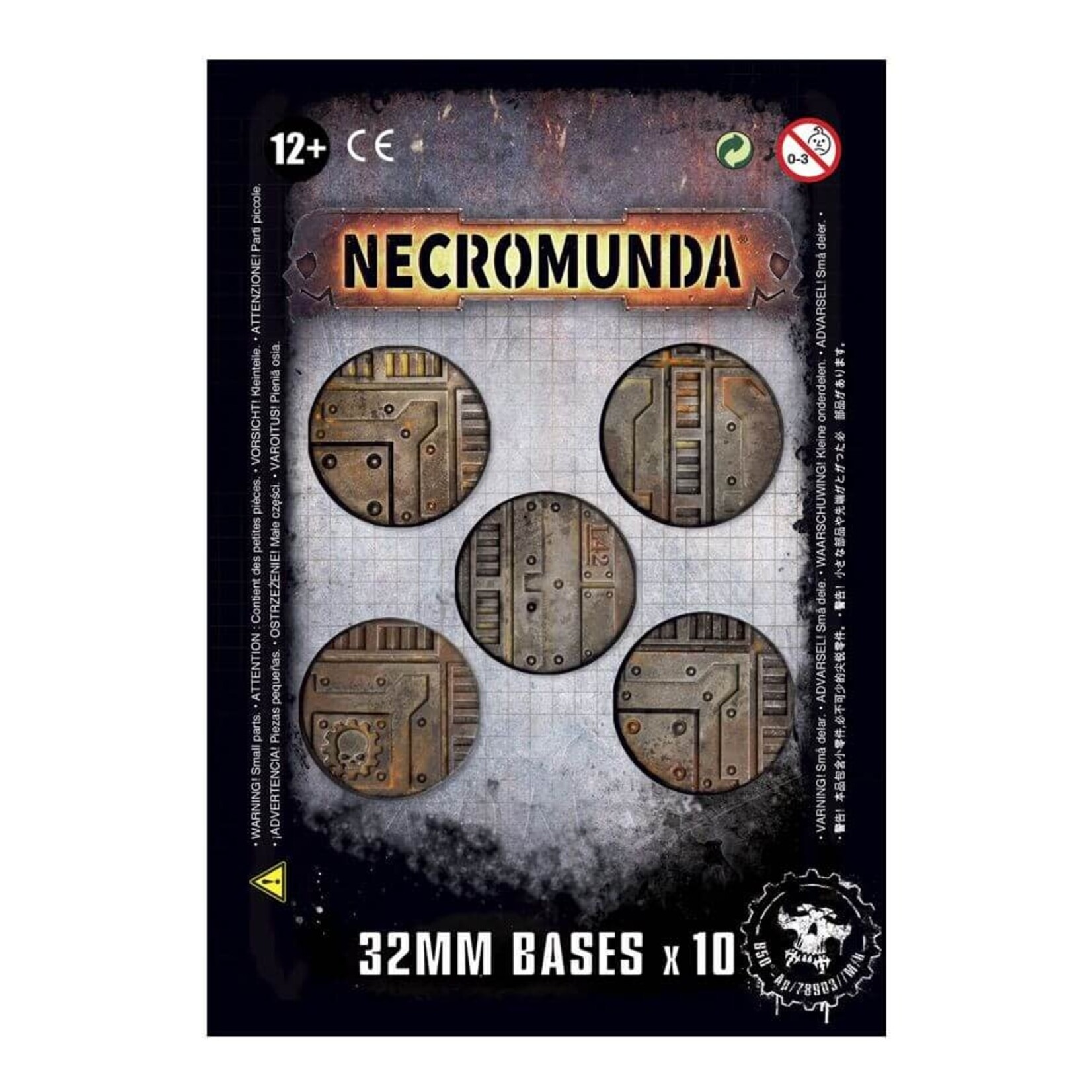 Games Workshop NECROMUNDA 32MM BASES (X10)
