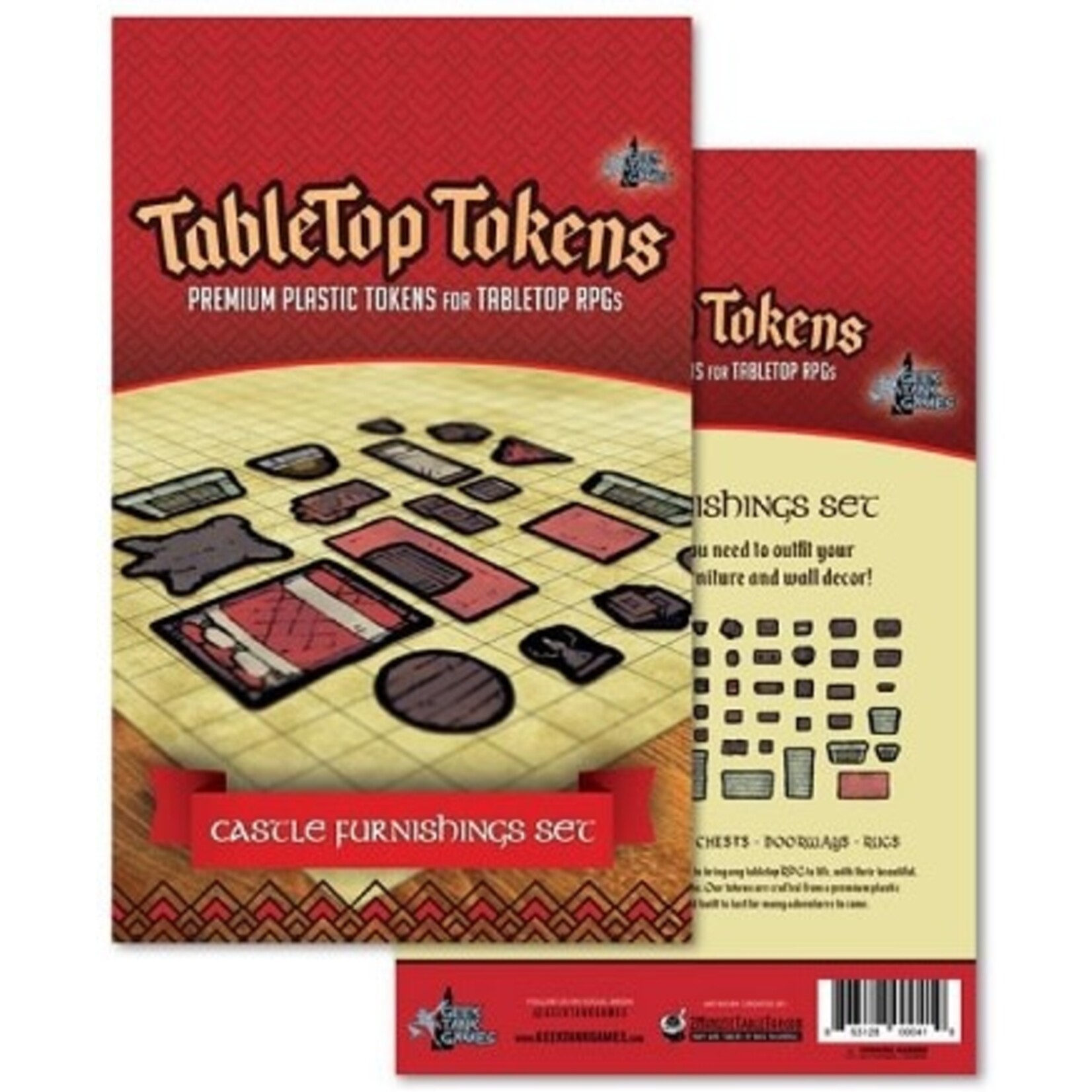 GTG Minis: Tabletop Tokens Castle Furniture Set
