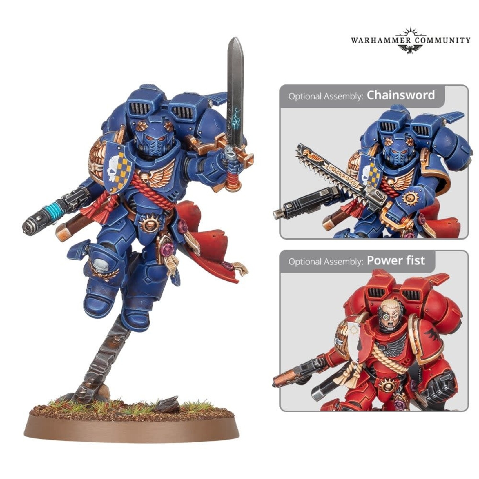 Games Workshop SPACE MARINES: CAPTAIN WITH JUMP PACK