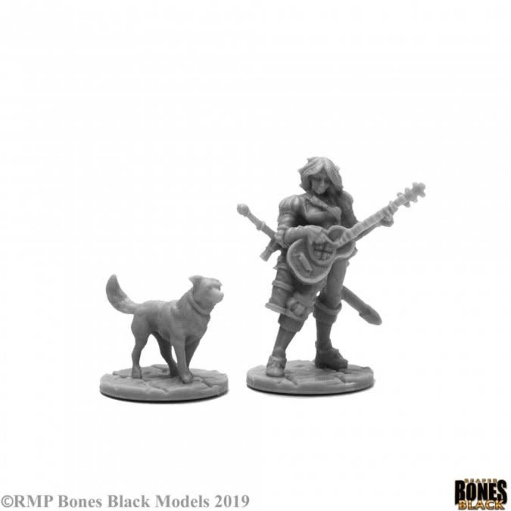 Reaper Miniatures Isobael the Bard and Rufus