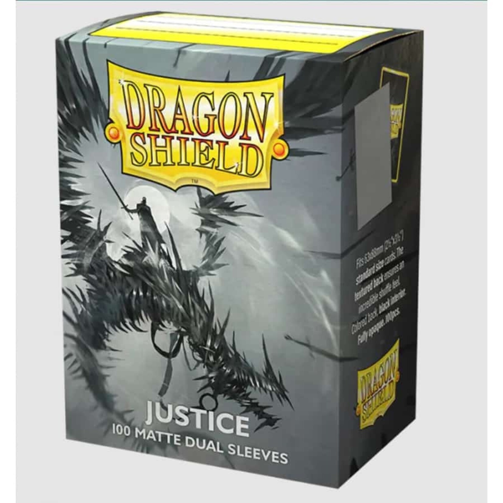Arcane Tinmen Dragon Shields: (100) Matte Dual - Justice (DISPLAY 10)