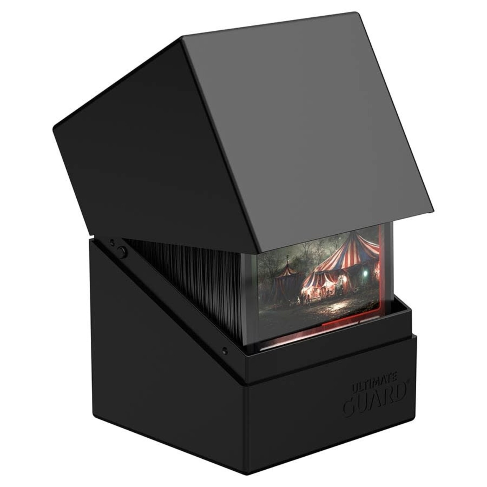 Ultimate Guard Deck Case 100 Boulder: Solid Black