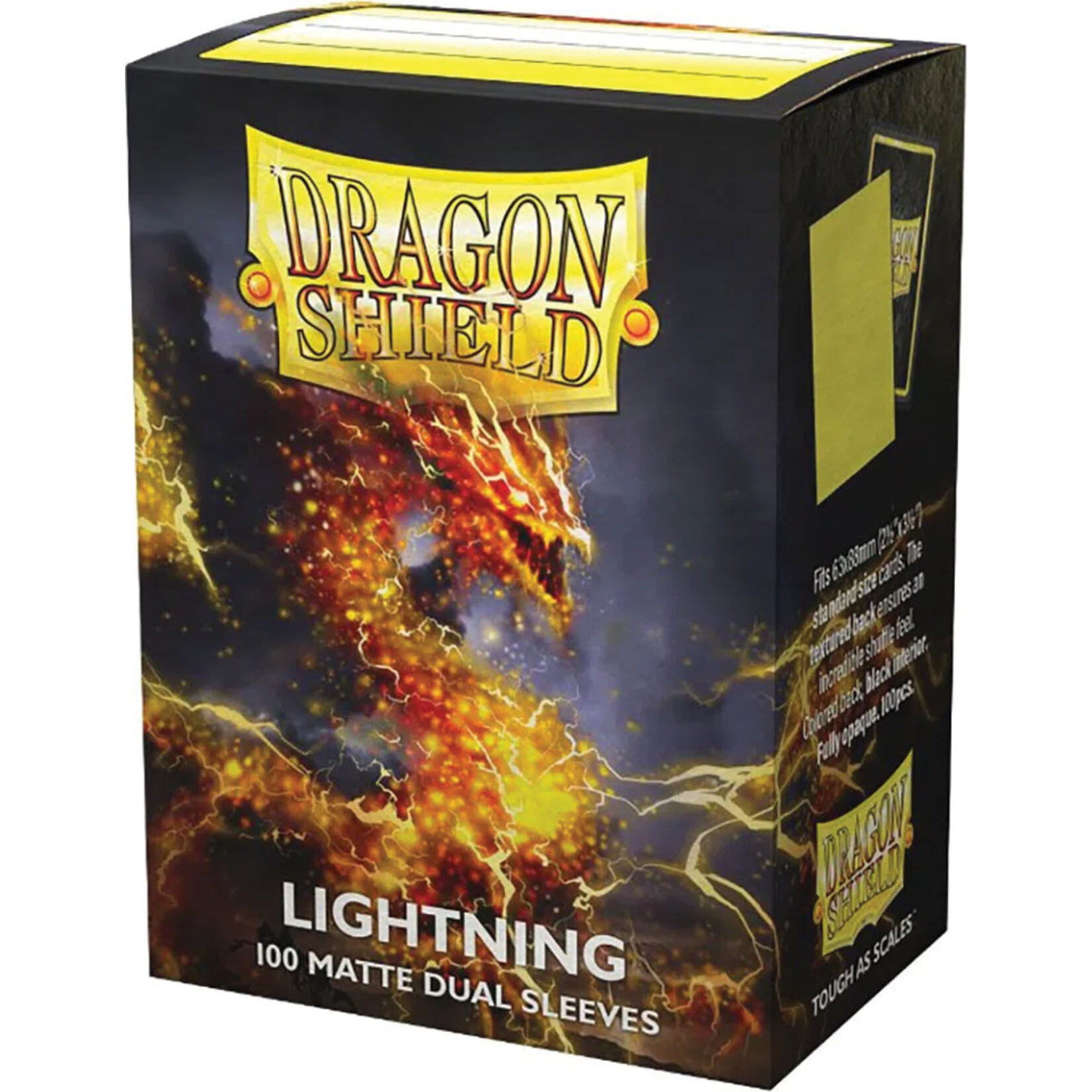 Arcane Tinmen Dragon Shields: (100) Matte Dual - Lightning