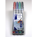 Chessex Water Soluble 4-Pack Markers Medium-Tip (1 each Red, Blue, Green, and Black)