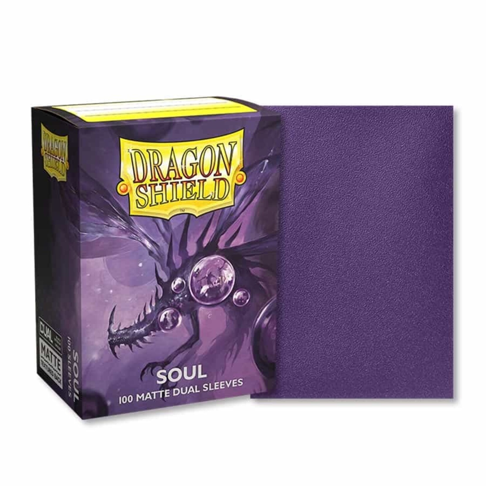 Arcane Tinmen Dragon Shields: (100) Matte Dual - Metallic Purple / Soul