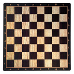 Wood Expressions WE Games Wenge with Rosewood & Light Wood Mousepad Chessboard, 20 inches – made in USA