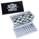Wood Expressions WE Games Mini White Logo Magnetic Pocket Chess Set - 6 x 3.25 in.