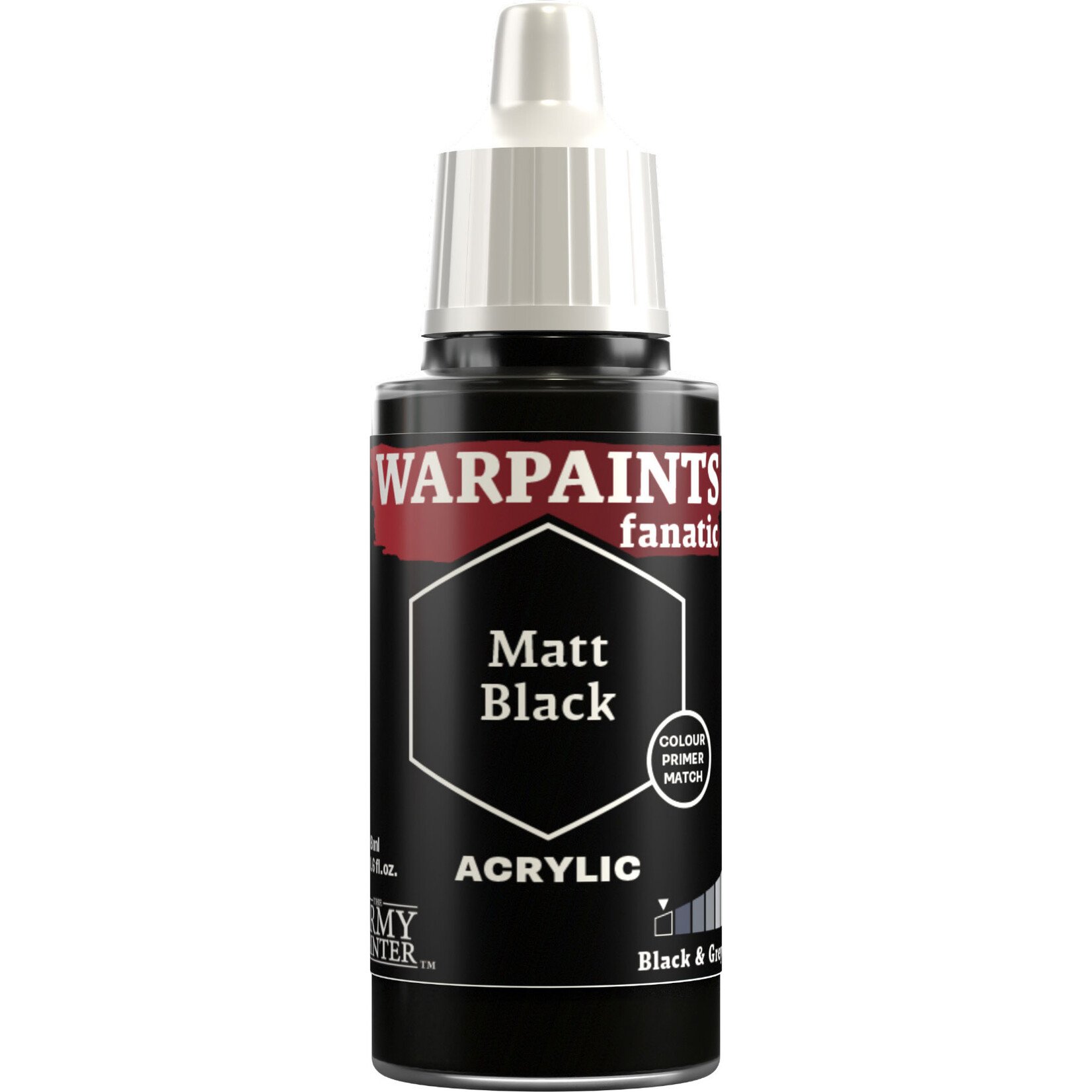 Army Painter Warpaints: Fanatic Acrylic Matt Black
