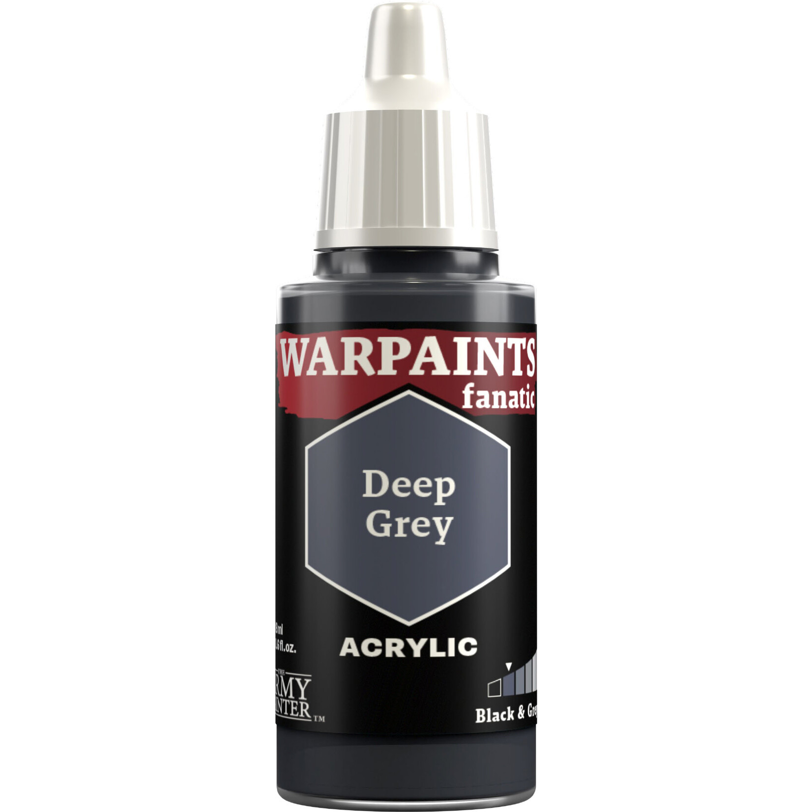 Army Painter Warpaints: Fanatic Acrylic Deep Grey