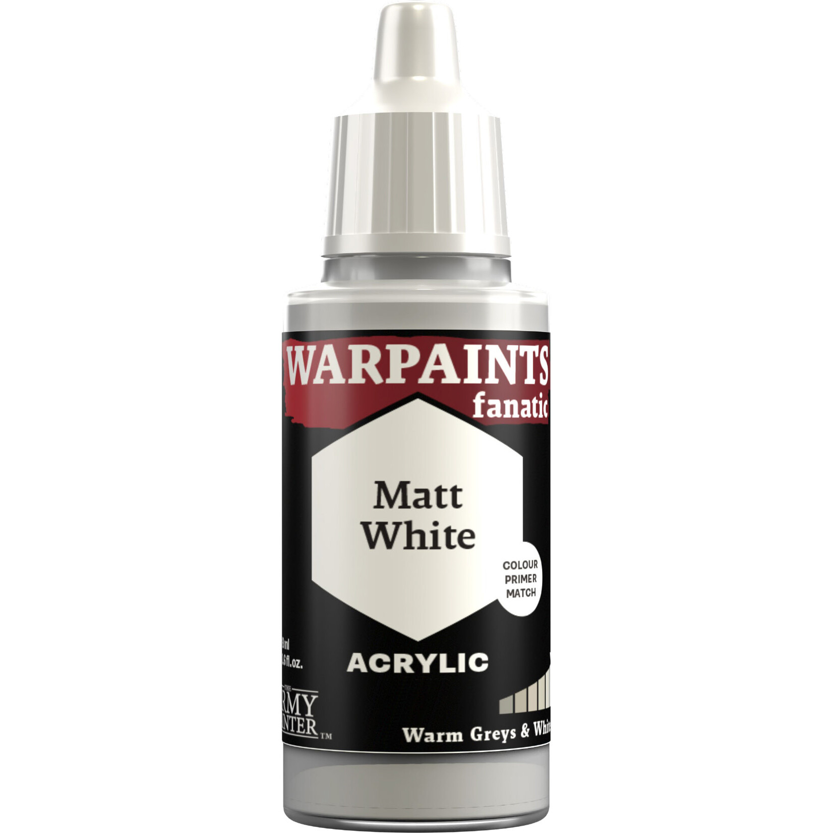 Army Painter Warpaints: Fanatic Acrylic Matt White